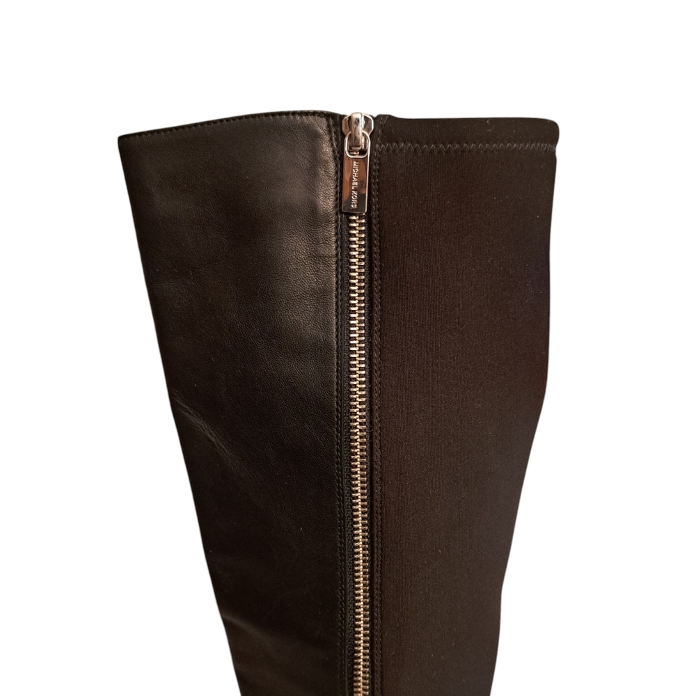 Michael Kors Hamilton Leather Riding Boot - Picture 7 of 15